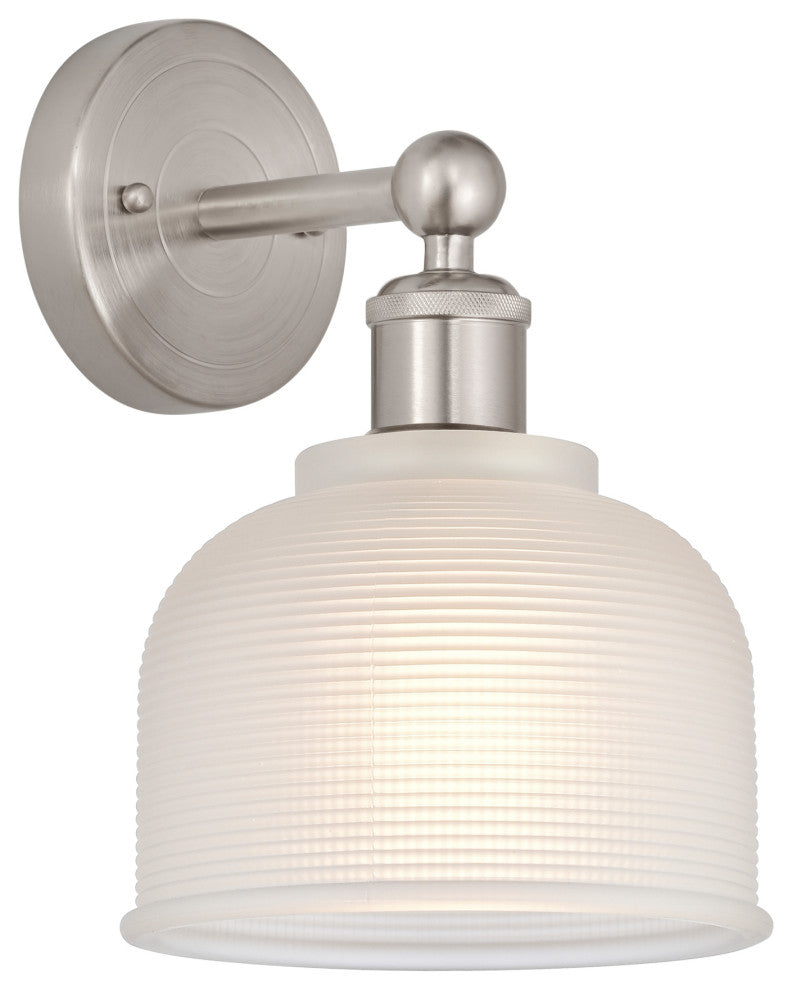 Innovations 616-1W-SN-G411 Dayton 1 Light 5.5" Sconce, Brushed Satin Nickel