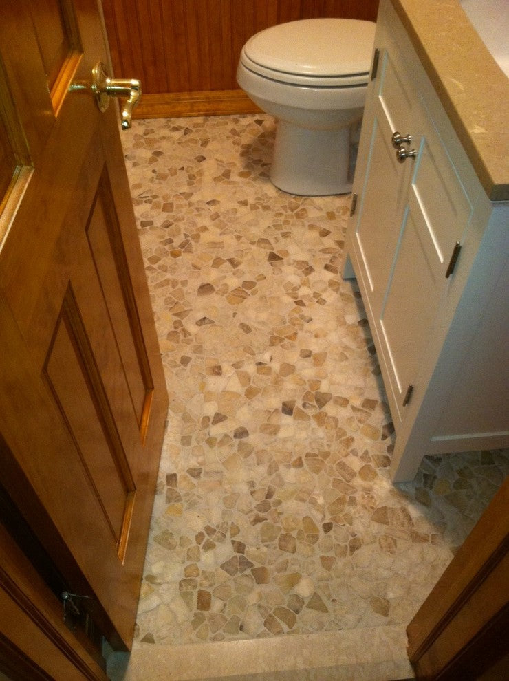 Mixed quartz mosaic tile, eco-friendly, 12x12 inch sheet, for shower, bathroom