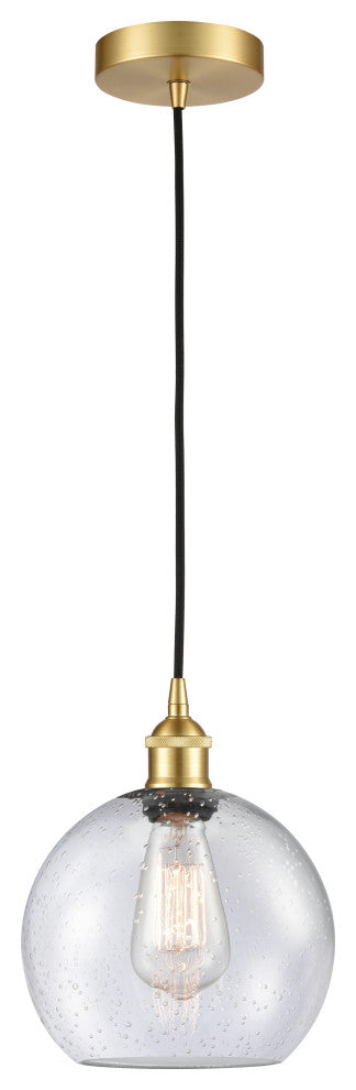 Innovations 616-1P-SG-G124-8-LED 1-Light Mini Pendant, Satin Gold