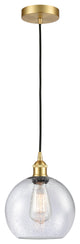Innovations 616-1P-SG-G124-8-LED 1-Light Mini Pendant, Satin Gold