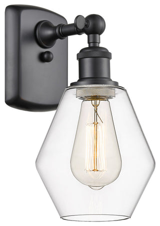 Innovations Cindyrella 1-Light Wall Sconce 516-1W-BK-G652-6, Matte Black