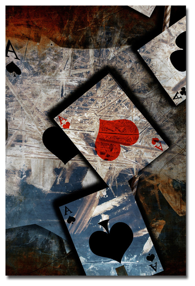 Poker I Canvas Wall Art