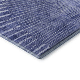 Premium Machine Washable Mayfield AMF542 Navy 9' x 12' Rug