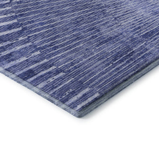 Premium Machine Washable Mayfield AMF542 Navy 9' x 12' Rug