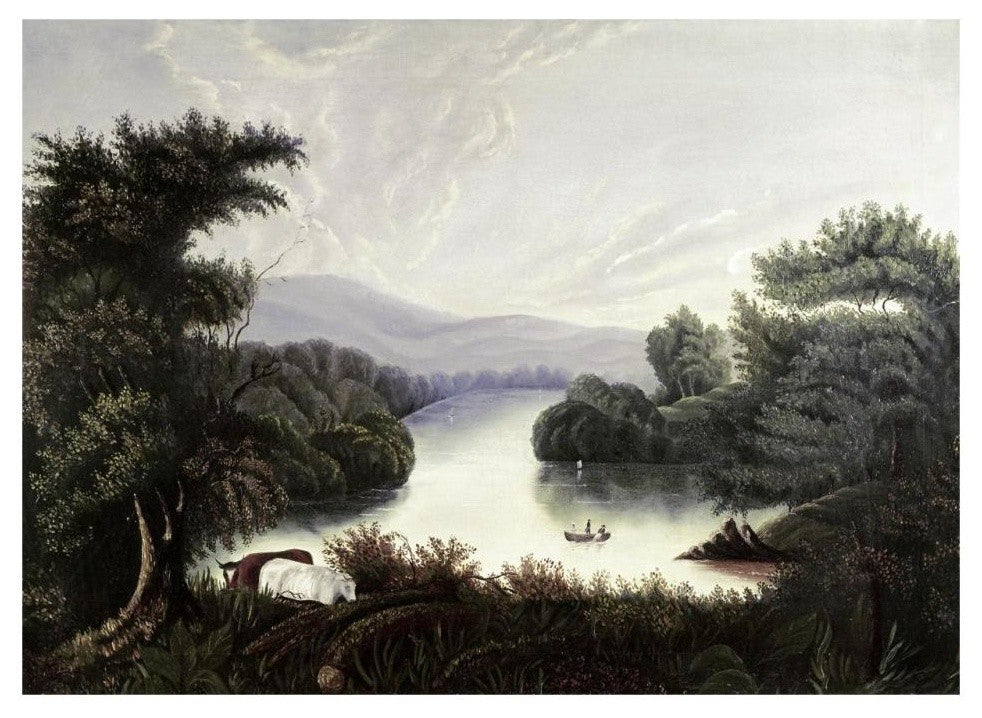 "Summer Lake" Digital Paper Print by Thomas Chambers, 32"x24"