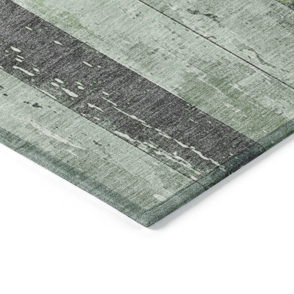 Machine Washable Indoor/Outdoor Chantille ACN1868 Aloe 3' x 5' Rug