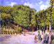 Camille Pissarro Town Garden in Pontoise, Gallery Wrapped Canvas, 20"x25"