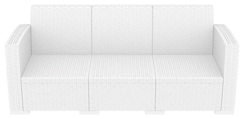 Compamia Monaco Patio Sofa, White