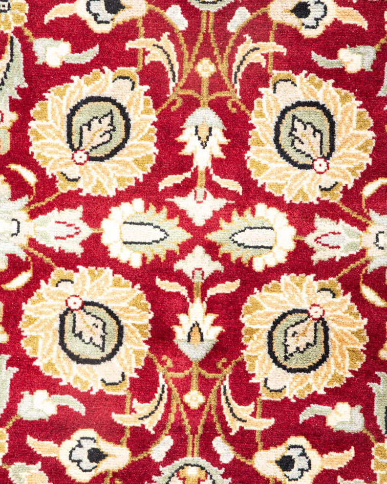 Mogul, One-of-a-Kind Hand-Knotted Area Rug Red, 3'2"x5'4"