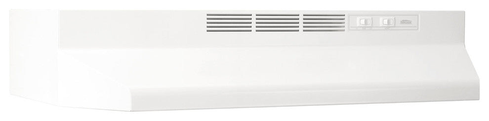 Broan Non-Ducted Range Hood, 24", White