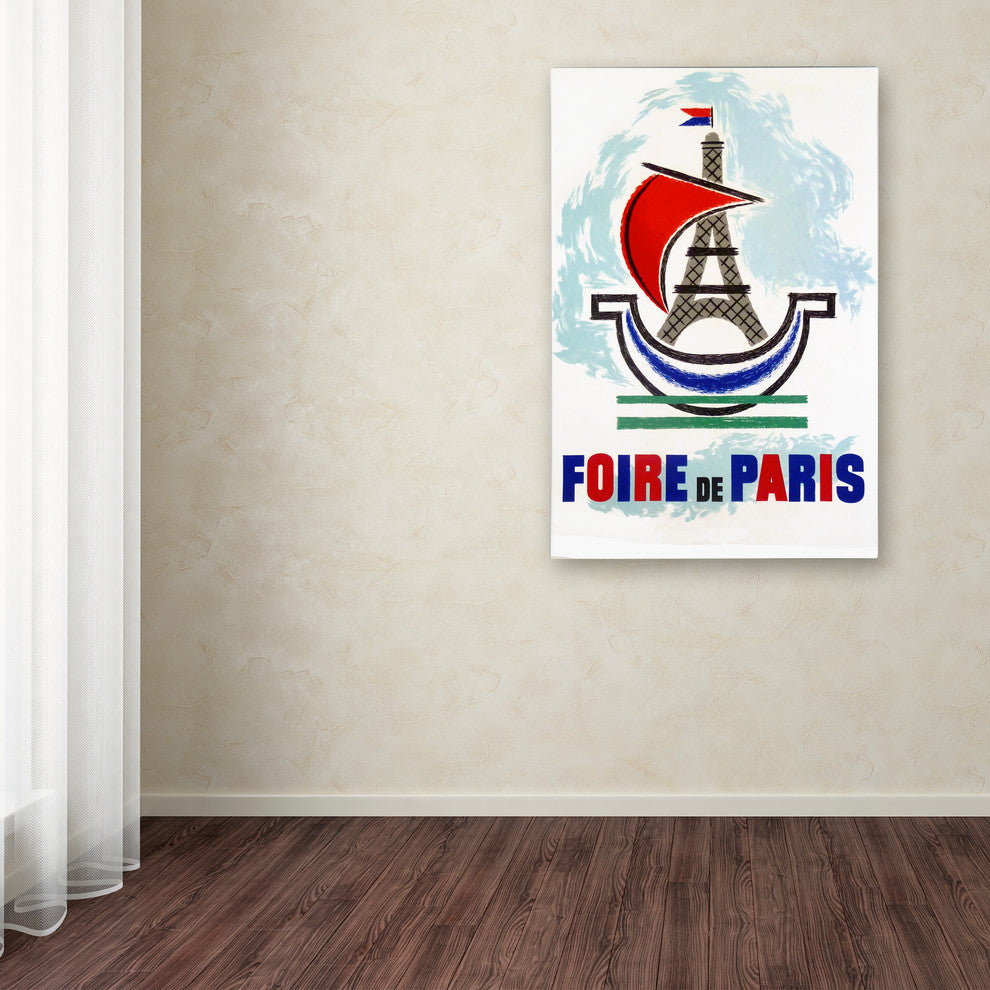 Vintage Apple Collection 'Foire De Paris' Canvas Art, 22" x 32"