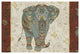 "Elephant Caravan IA" Digital Paper Print by Daphne Brissonnet, 50"x34"
