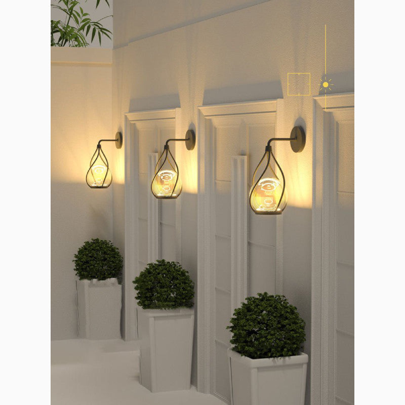 Modern Outdoor LED Waterproof Wall Sconce for Courtyard, Porch