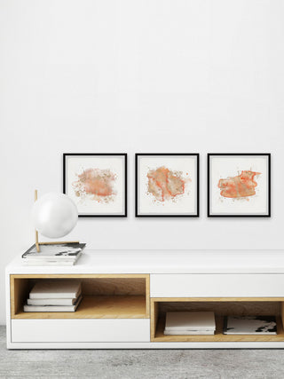 Smoke of Deceit Triptych, 3-Piece Set, 24x24 Panels
