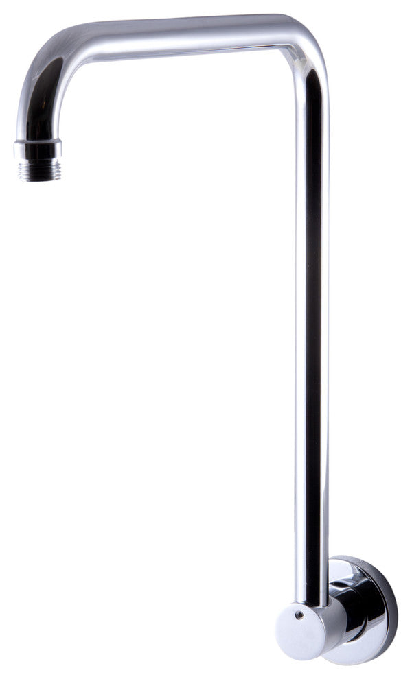 ALFI brand AB12GRW-PC Polished Chrome Round Raised Wall Mounted Shower Arm