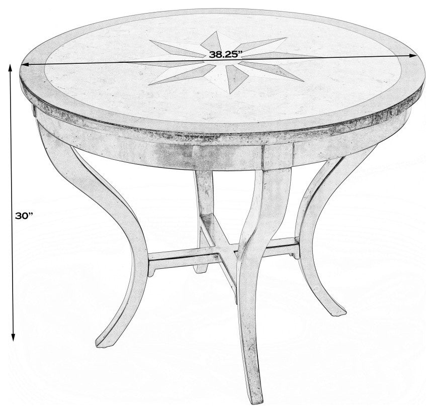 Clarissandra Stone Top Foyer Table