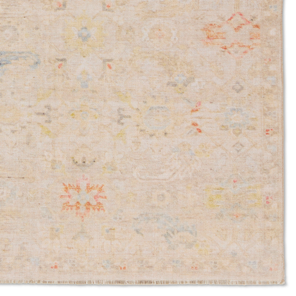 Jaipur Living Aaina Floral Cream/Blue Area Rug 7'10"X9'10"