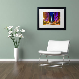 Philippe Hugonnard 'City Hall Philly', Black Frame, White Mat, 20x16