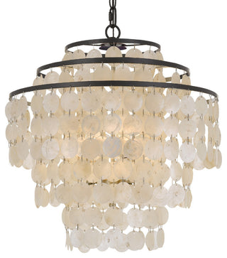 Brielle 4 Light Chandelier in Dark Bronze