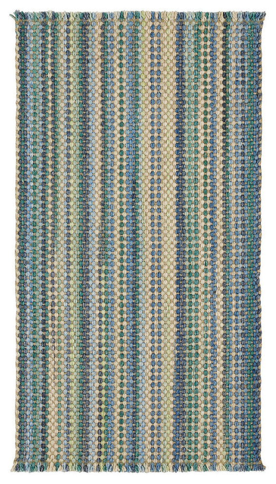 Capel Nags Head Carribbean 0404_425 Flat Woven Rugs - 24" X 8' Runner Vertical S