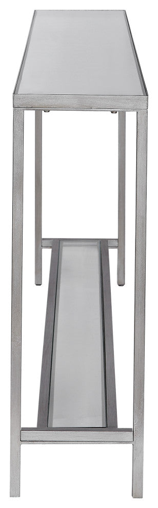 Uttermost Hayley Silver Console Table