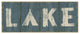 "Lake Lodge V Blue" Digital Paper Print by Sue Schlabach, 32"x14"