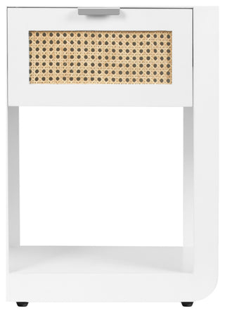 Langham Night Stand, White, Small