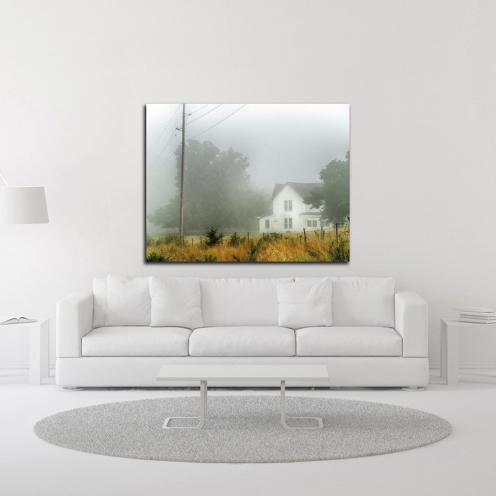 Fog House by David Hammond, Print on Canvas, 27"x21"