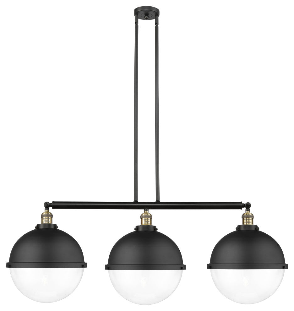 INNOVATIONS 213-BAB-HFS-122-BK-LED 3-Light Island Light Matte Black
