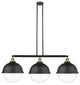 INNOVATIONS 213-BAB-HFS-122-BK-LED 3-Light Island Light Matte Black