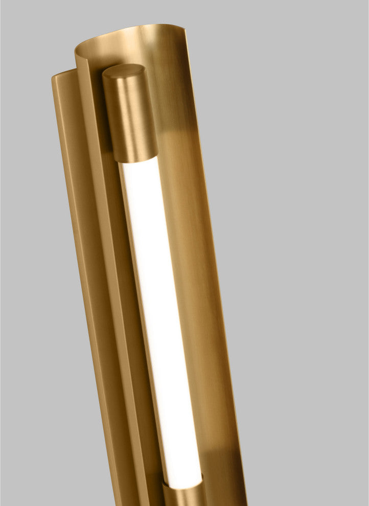 Carson Small Vanity, Burnished Brass