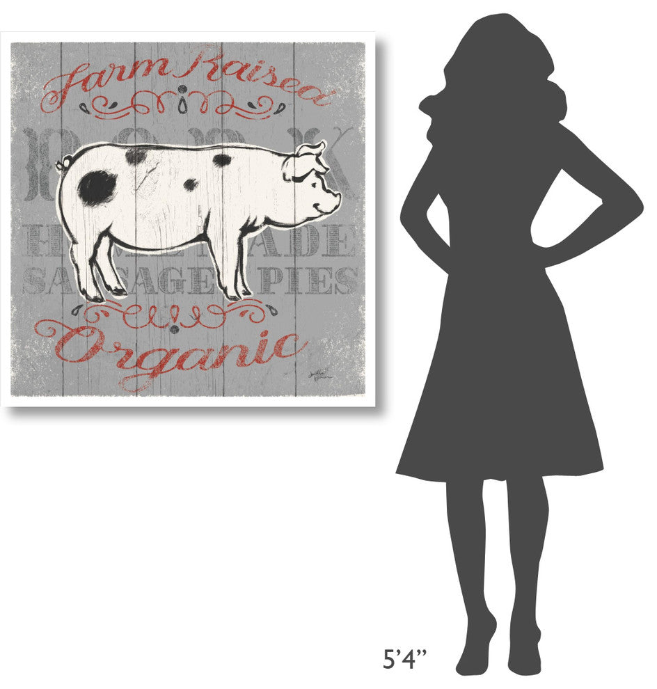 "Farmers Market XI" Digital Paper Print by Janelle Penner, 38"x38"