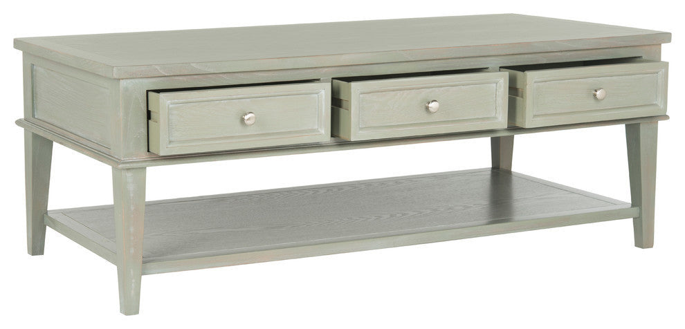 Safavieh Manelin Coffee Table, Ash Gray