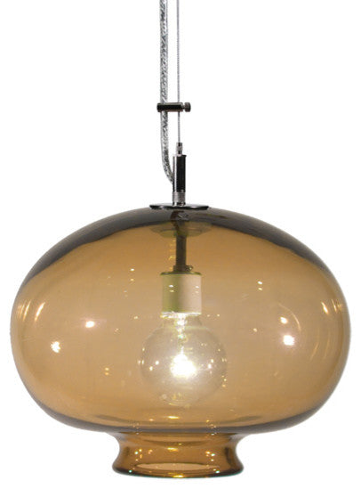 Saturn Pendant, Joe Ginsberg Collection, Amber