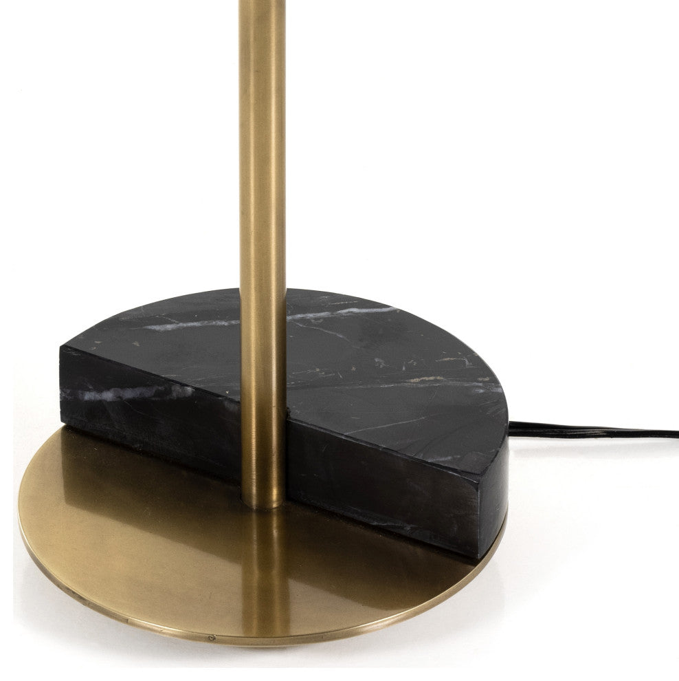 Zanda Table Lamp, Black Italian Marble