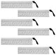 Cornice White Urethane Leaf Ornate Design 6 Pieces Totaling 444" Length