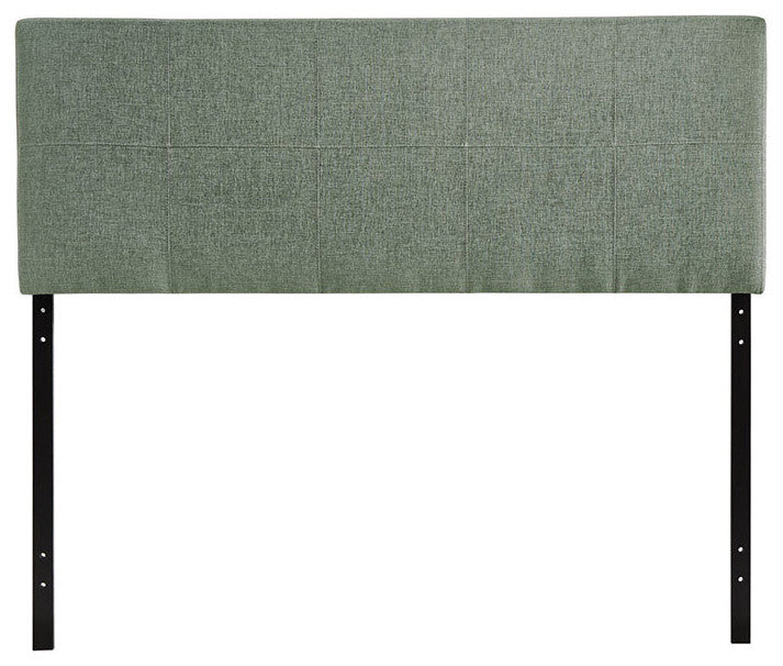 Modway Bedroom Annabel Queen Fabric Headboard, Gray