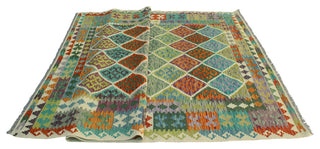 Flatweave Zere Red/Ivory Rug, 6'9x10'0