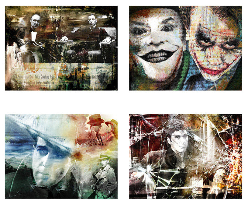Gangstars Canvas Wall Art, 4-Piece Set