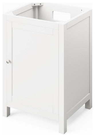 Astoria Transitional 24" White Vanity, Boulder Cultured Marble Vanity Top
