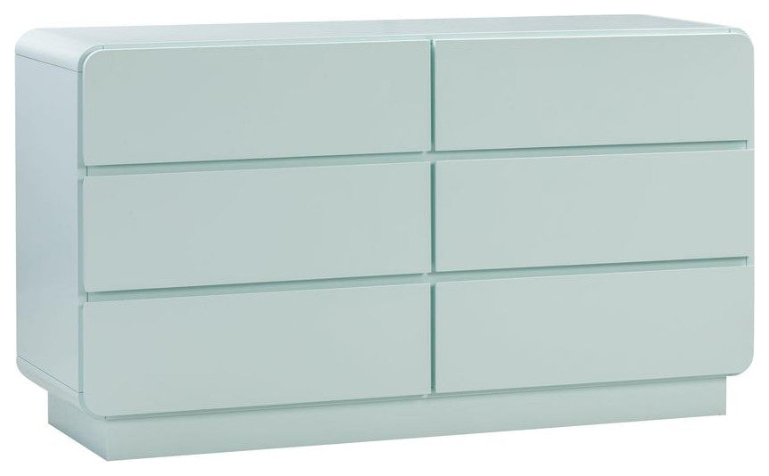 Sagura Blue 6-Drawer Dresser