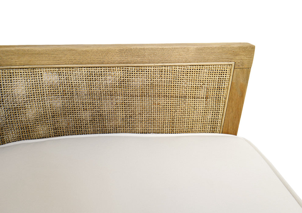Cane and Oak Arm Chair