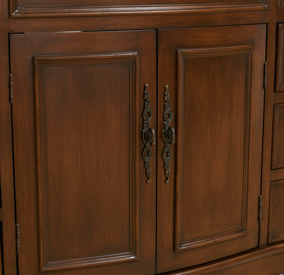 48" Single Bathroom Vanity, Teak Color With ivory white engineered marble, 48