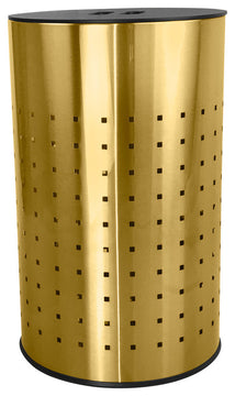 50L Laundry Hamper, Brushed Gold