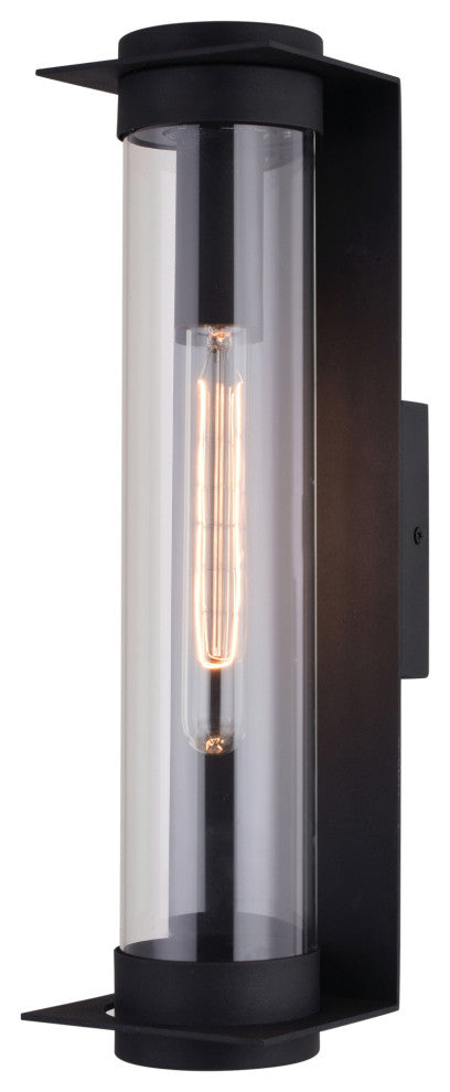 Vaxcel Lighting T0712 Brighton Park 18" Tall Wall Sconce - Textured Black