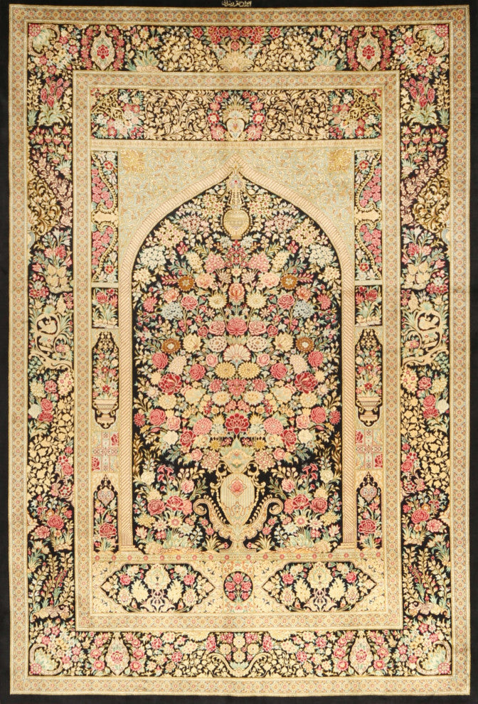 Ahgly Company Indoor Rectangle Traditional Area Rugs, 7' x 9'