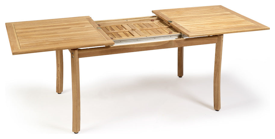 Premium Teak Extendable Patio Dining Table