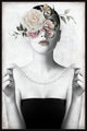 "Wear My Pearls" Floater Framed Painting Print on Canvas, 20x30