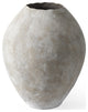 Kyros Natural Wash 23" Earthy Ceramic Oval Vase