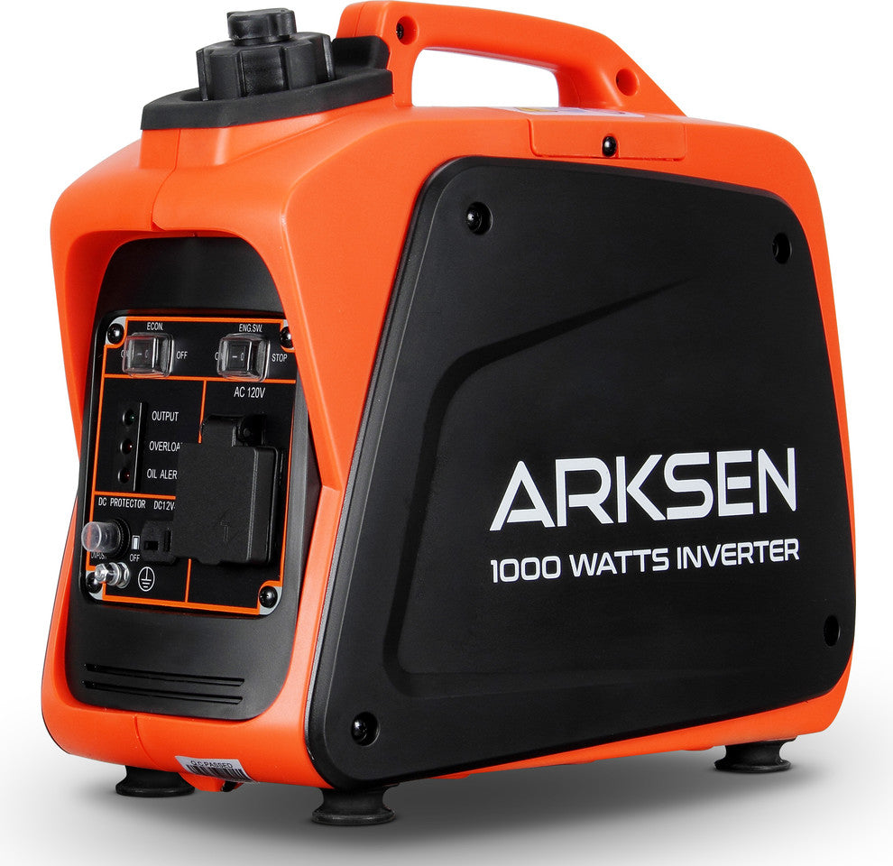 Arksen Super Quiet Portable Gas-Powered Inverter Generator